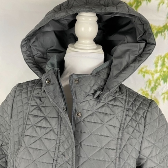 WEATHERPROOF Graphite Walker Quilted Jacket Medium - Picture 13 of 17